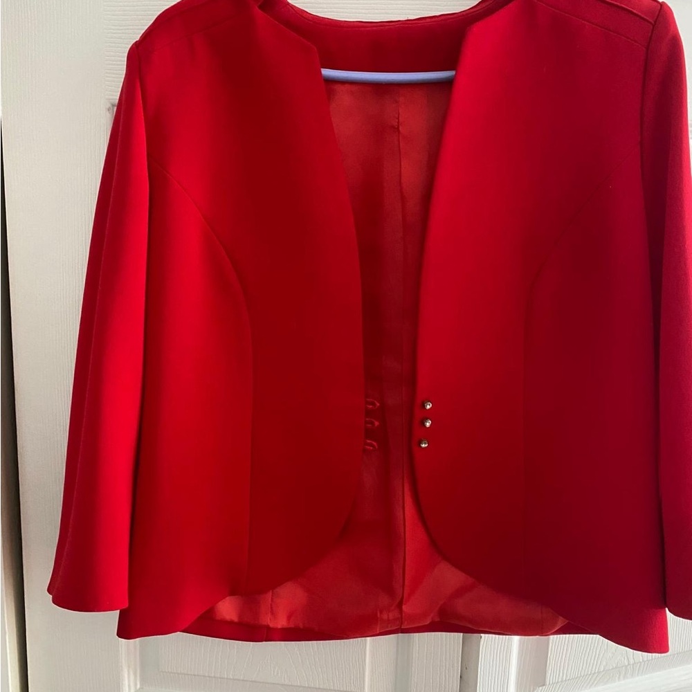 Elegant Red Women's Jacket